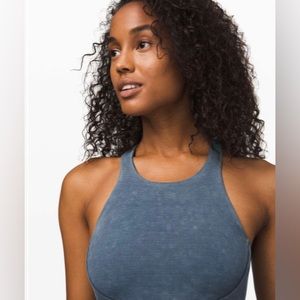 Lululemon Bob and Weave Bra Washed Night Diver Size 12